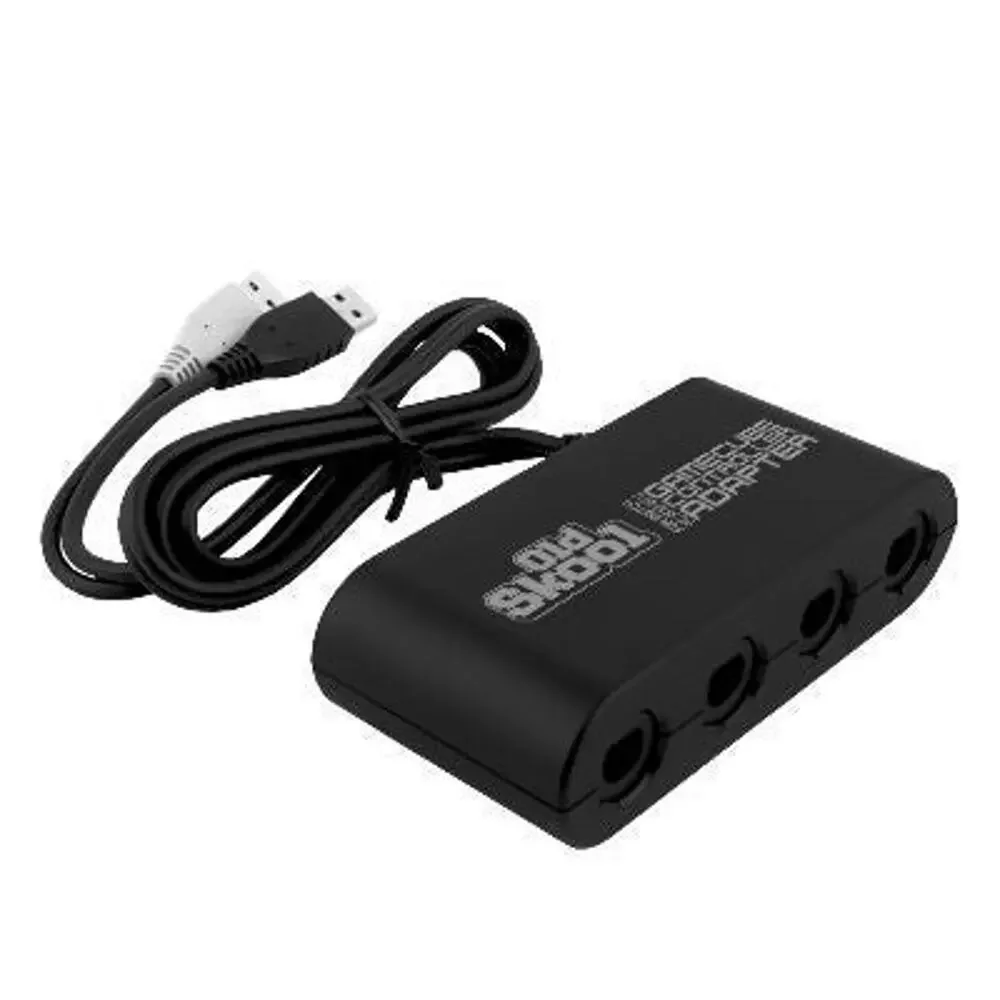 Gamecube Controller Adapter Switch / Wii U / PC (NEW) - Nintendo - Old Skool